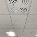 PLAY-S Diffusers installed in HVAC Sales' office in Saskatchewan