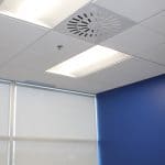 AXO-S-AB installed in a small office ceiling - New QAT Offices