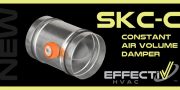 New Product SKC-C Constant Air Volume Damper For Circular Duct