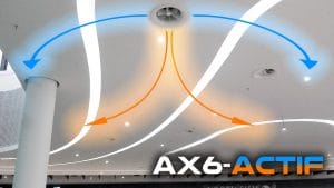 AX6-ACTIF Thermodynamic Swirl Diffuser