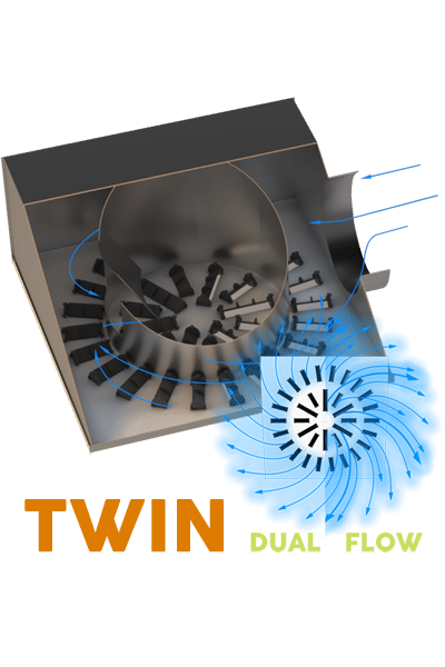 AXO-TWIN Dual Flow High Induction Diffuser for VAV Systems