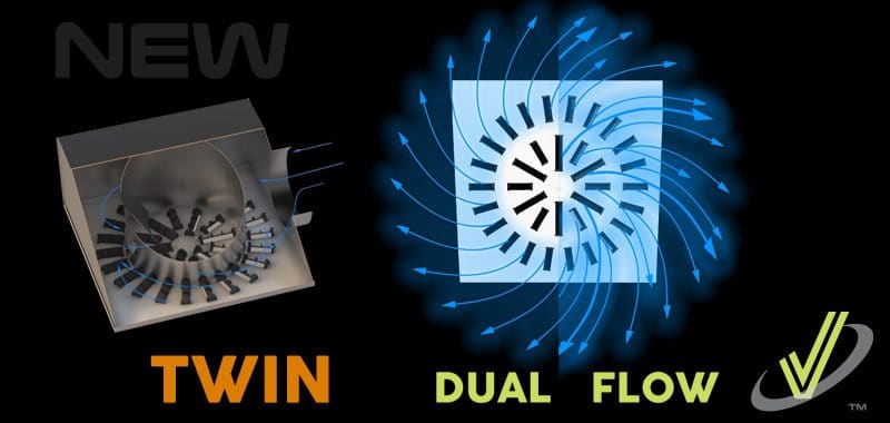 New Dual Flow High Induction Swirl Diffuser for VAV Systems AXO-TWIN